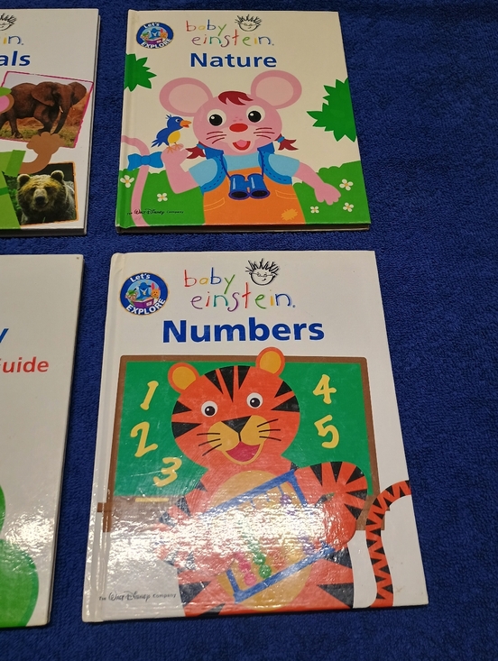 Disney Other - Disney Baby Einstein Numbers Board Book - White/Green Cover